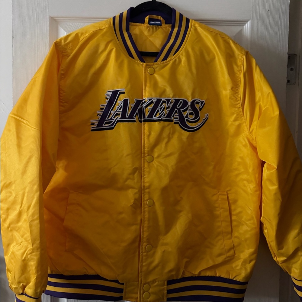 Yellow Lakers Bomber Jacket used once